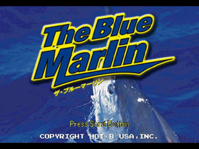 Black Bass with Blue Marlin — Title screen