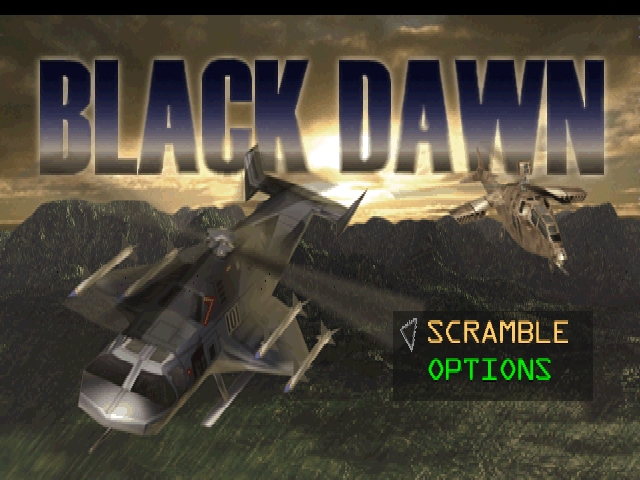 Black Dawn — Title screen