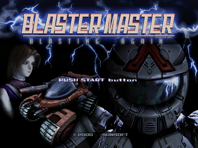 Blaster Master : Blasting Again — Title screen