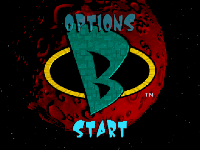 Blasto — Title screen