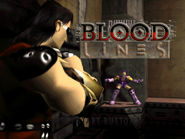 Blood Lines — Title screen