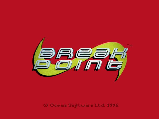 Break Point — Title screen