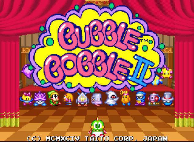 Bubble Bobble Part 2 — Title screen