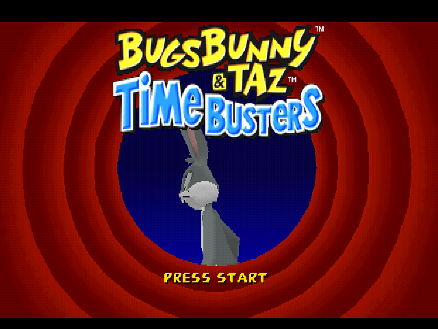Bugs Bunny & Taz : Time Busters — Title screen