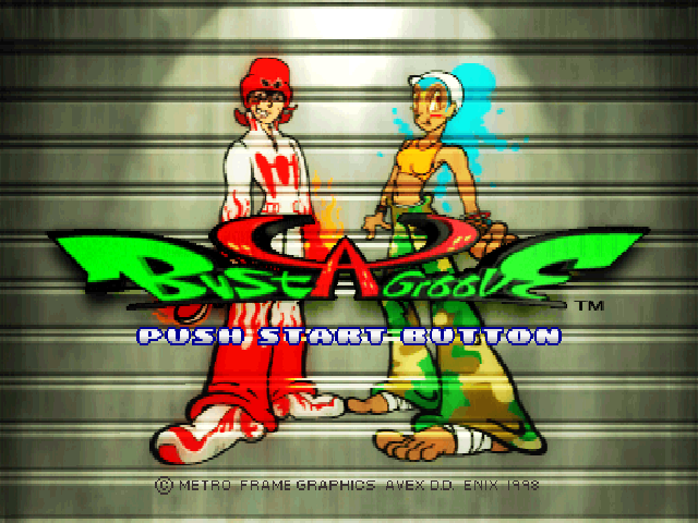 Bust A Groove — Title screen