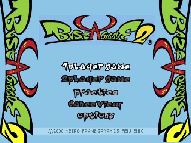 Bust A Groove 2 — Title screen