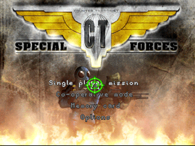 CT Special Forces — Title screen