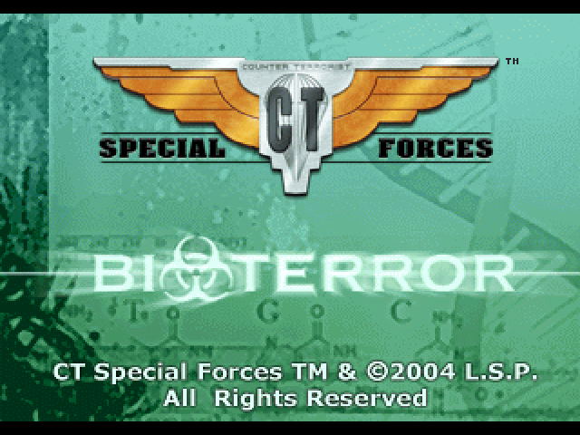 CT Special Forces 3 : Bioterror — Title screen