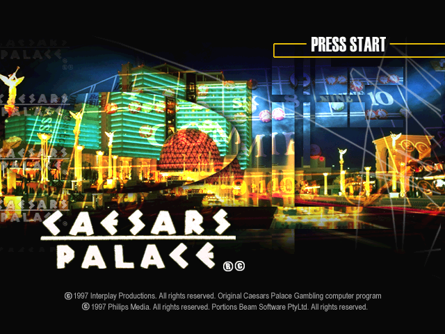 Caesars Palace — Title screen