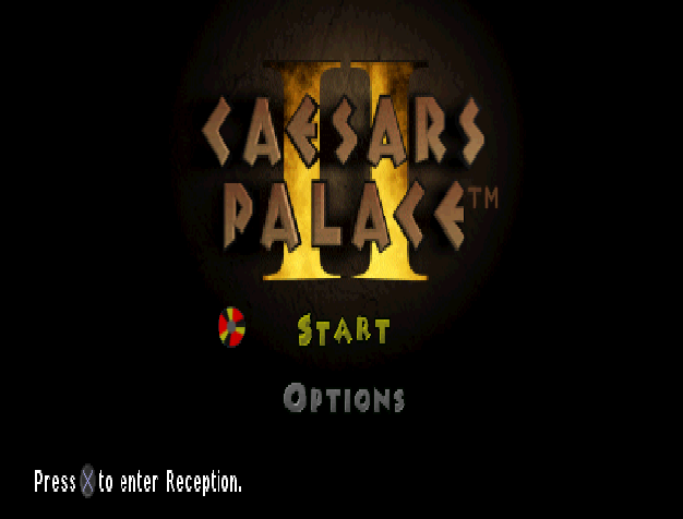Caesars Palace II — Title screen
