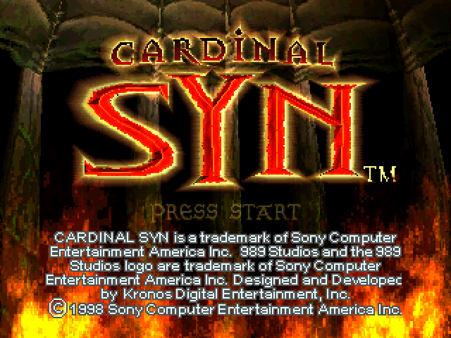 Cardinal Syn — Title screen