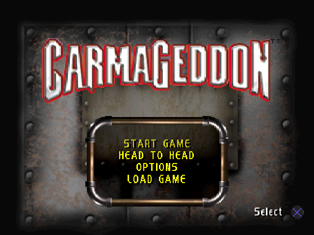 Carmageddon — Title screen