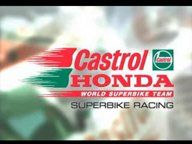 Castrol Honda Superbike Racing — Title screen