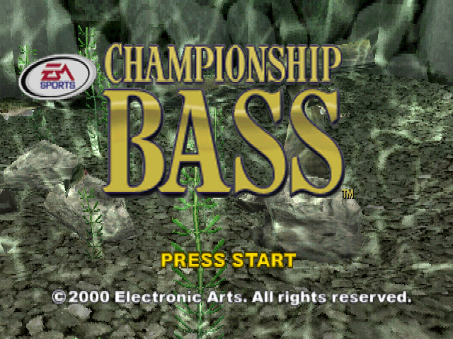 Championship Bass — Title screen