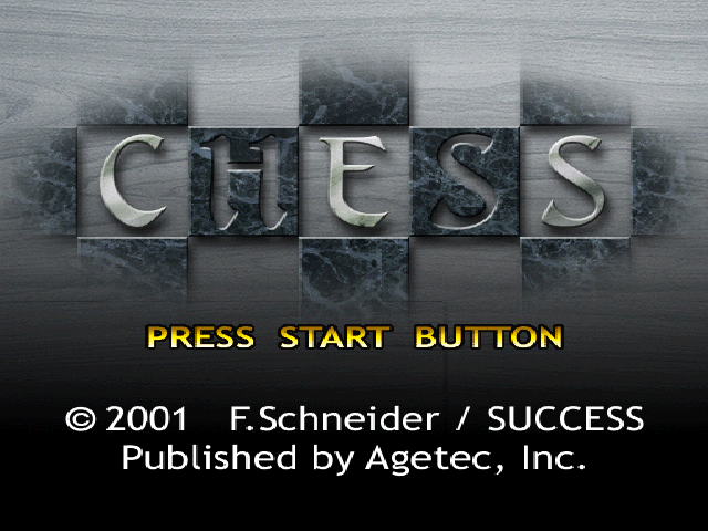 Chess — Title screen