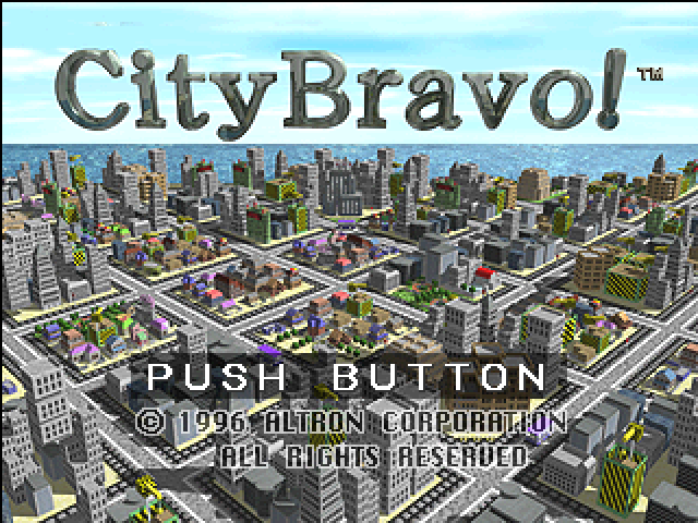 City Bravo! — Title screen