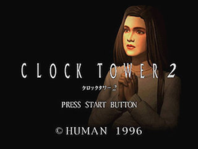 Clock Tower — Title screen