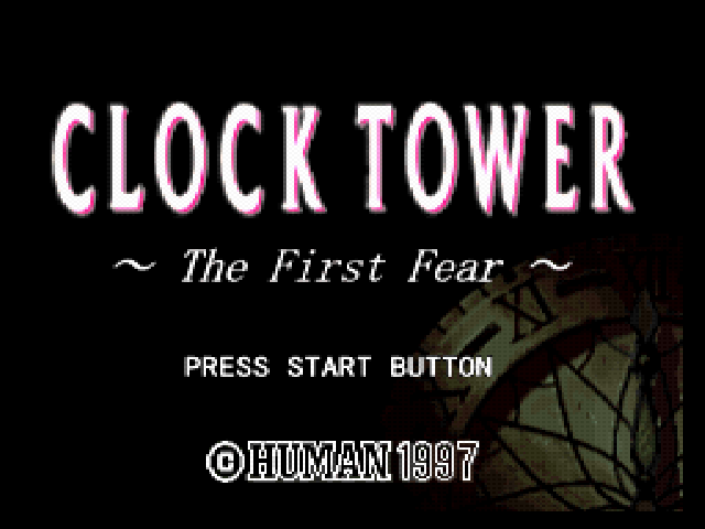 Clock Tower : The First Fear — Title screen