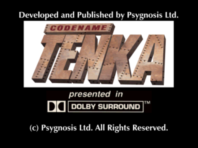 Codename : Tenka — Title screen