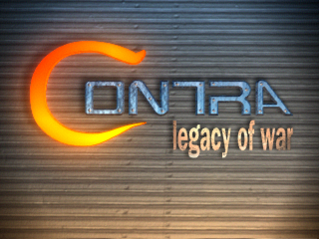 Contra : Legacy of War — Title screen