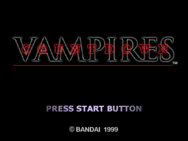 Countdown Vampires — Title screen