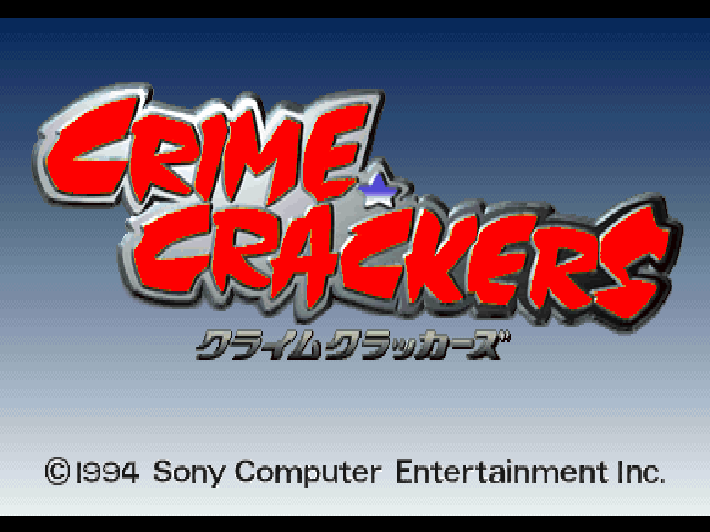 Crime Crackers — Title screen