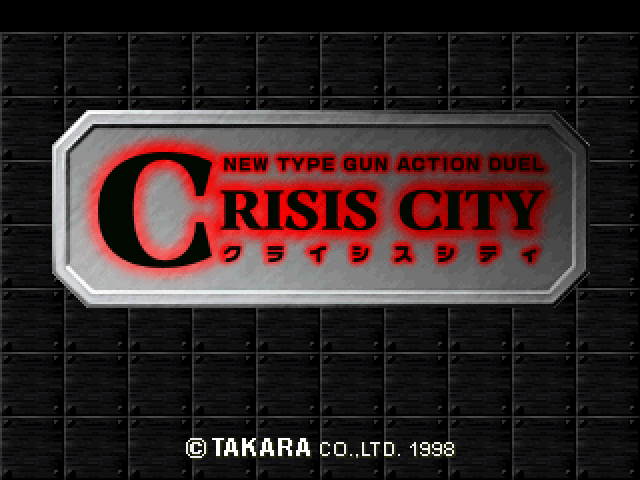 Crisis City — Title screen