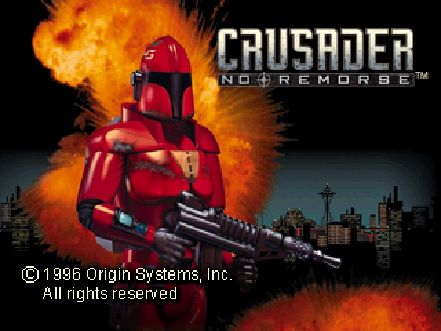 Crusader : No Remorse — Title screen
