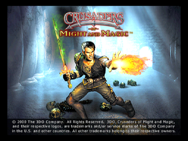Crusaders of Might and Magic — Title screen