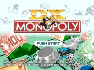 DX Monopoly — Title screen