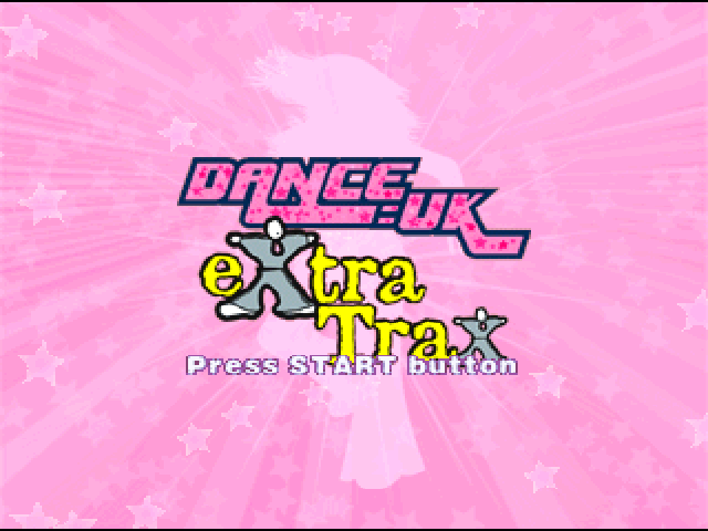 Dance : UK eXtra TraX — Title screen