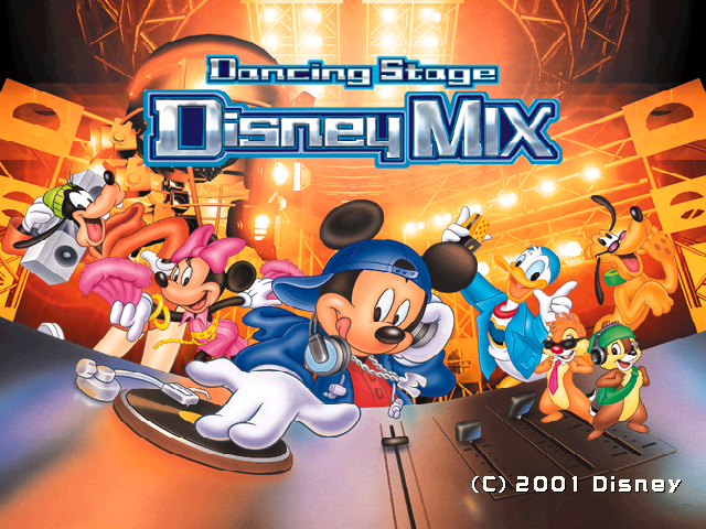 Dancing Stage : Disney Mix — Title screen