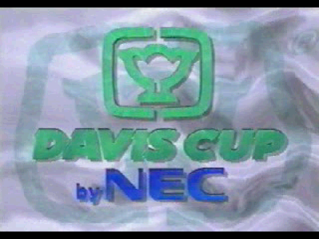 Davis Cup Complete Tennis — Title screen