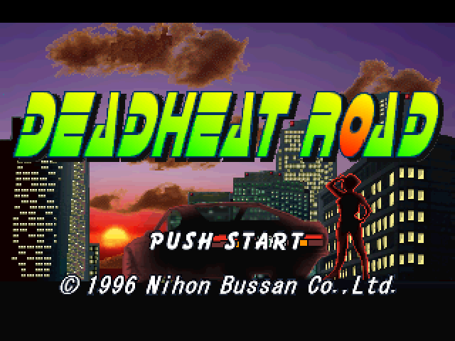 Deadheat Road — Title screen