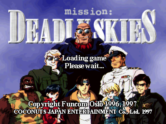 Deadly Skies — Title screen