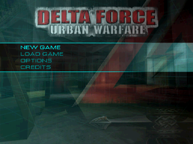 Delta Force : Urban Warfare — Title screen
