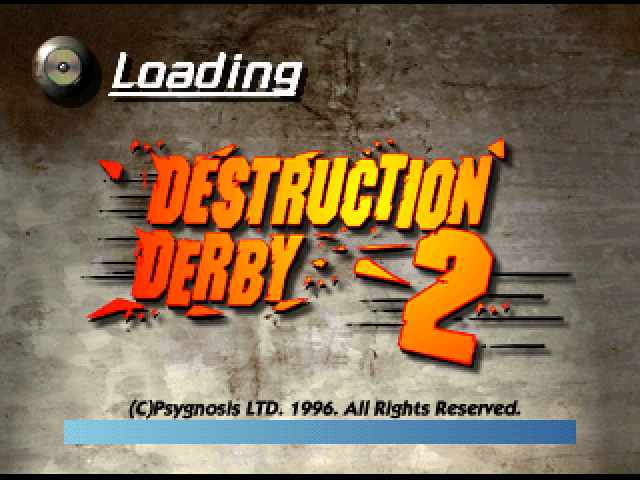 Destruction Derby 2 — Title screen