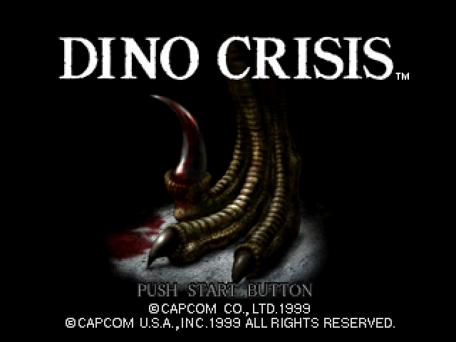 Dino Crisis — Title screen