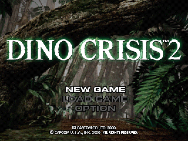 Dino Crisis 2 — Title screen