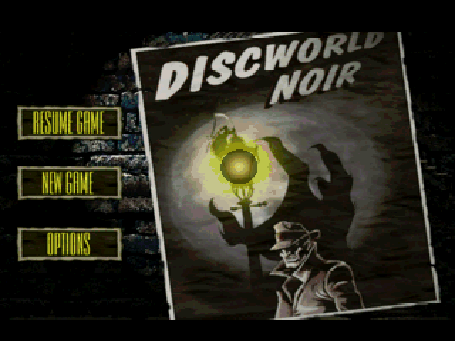 Discworld Noir — Title screen