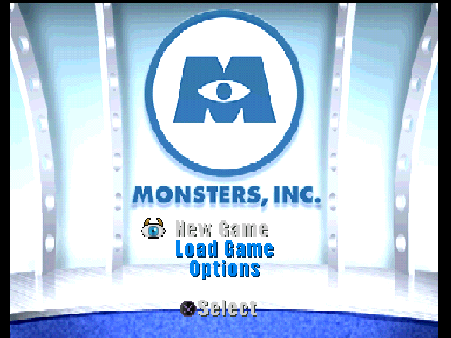 Disney-Pixar Monsters, Inc. : Scare Island — Title screen