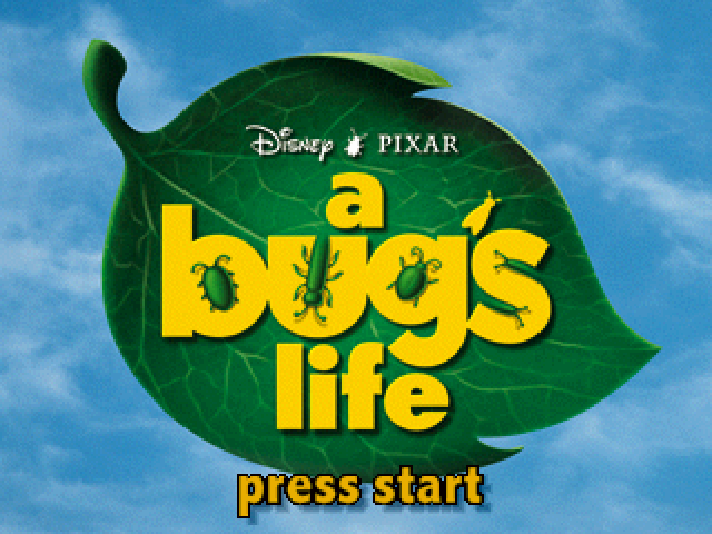 Disney•Pixar A Bug's Life — Title screen