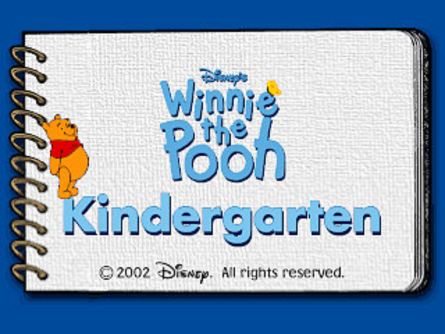 Disney Learning : Winnie the Pooh — Title screen