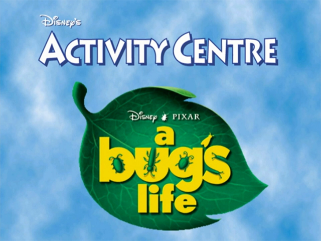 Disney / Pixar : A Bug's Life, Activity Center — Title screen