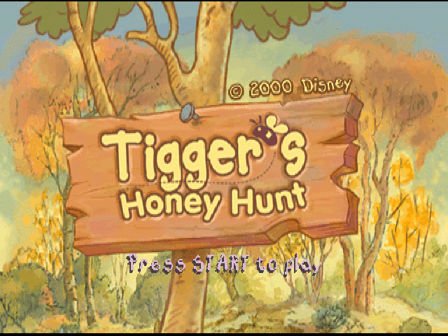 Disney Presents Tigger's Honey Hunt — Title screen