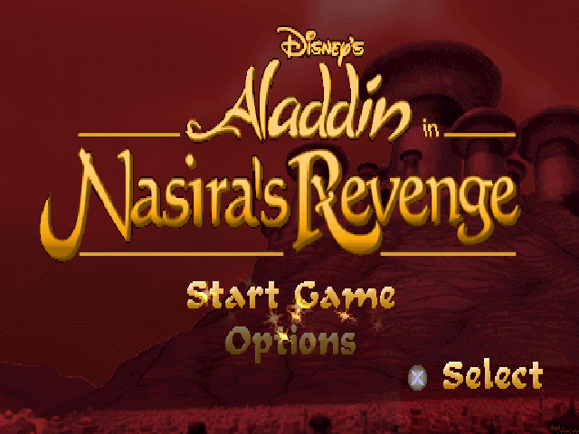 Disney's Aladdin in Nasira's Revenge — Title screen