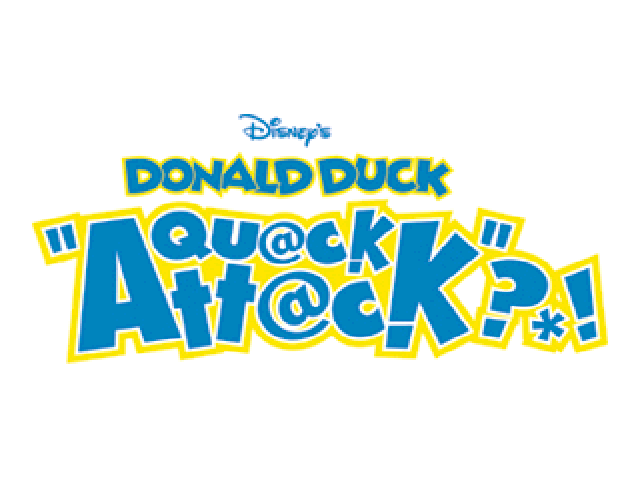 Disney's Donald Duck : Qu@ck Att@ck?*! — Title screen