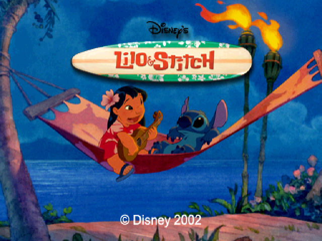 Disney's Lilo & Stitch — Title screen