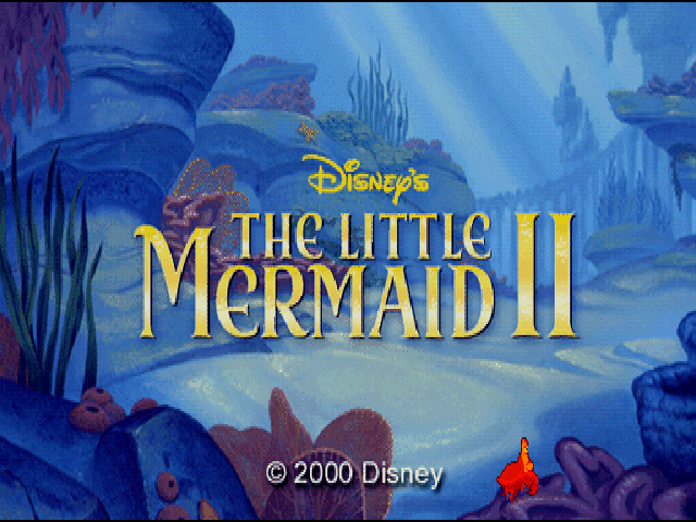 Disney's The Little Mermaid II — Title screen