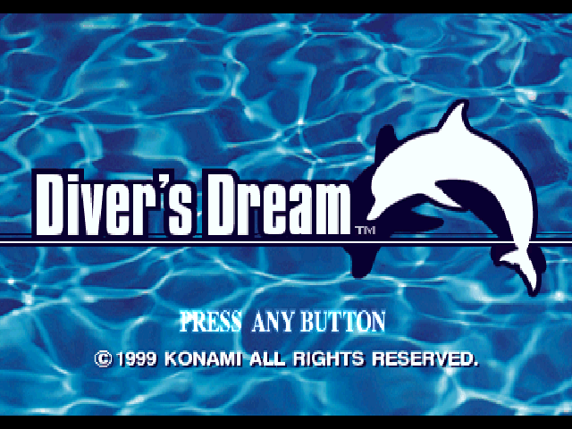 Diver's Dream — Title screen